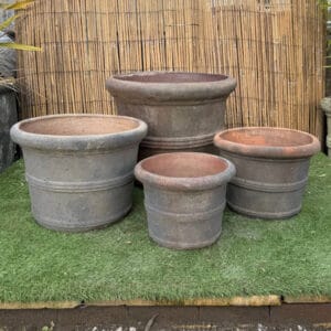 Old Stone Straight Sided 3 Ring