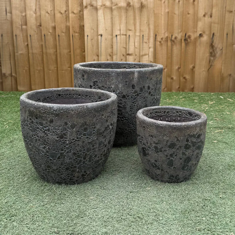 Atlantis Black Giant Egg Pot - Image 5