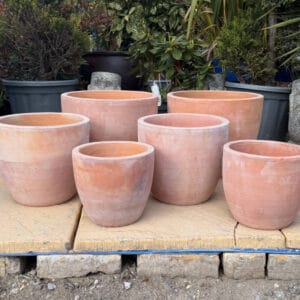 Tuscan Egg Pot Short Set x2