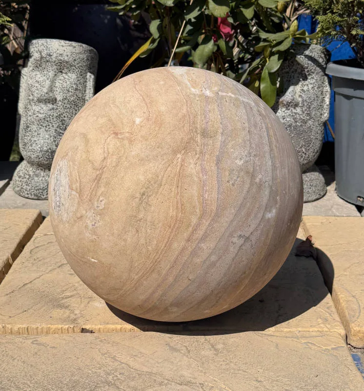 Sandstone 40cm Sphere - Image 2