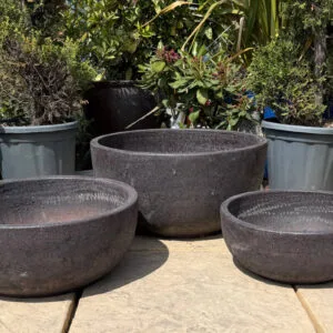 Atlantis Iron Red Low Bowl