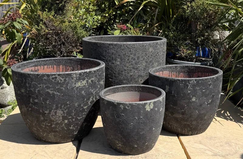 Atlantis Verdi Black Vaso Giant Egg