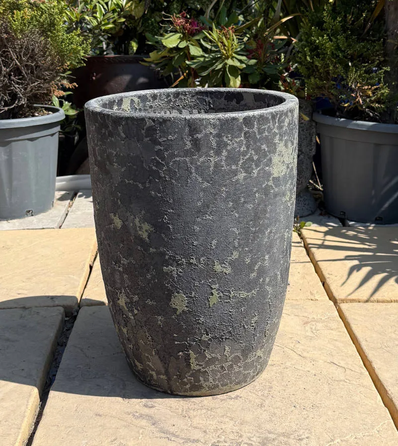Atlantis Verdi Black Vaso Tall Cylinder - Image 4