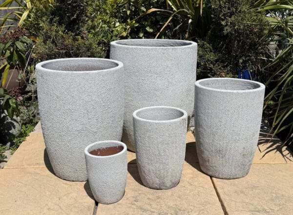 Atlantis White Vaso Tall Cylinder