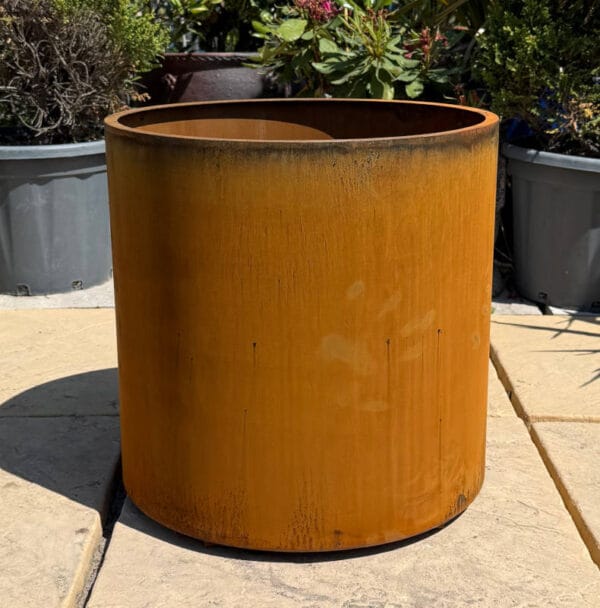 Corten Steel Short Cylinder - Image 2