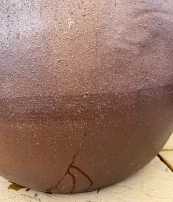 Rustic Giant Egg Pot Large Damaged - Image 2