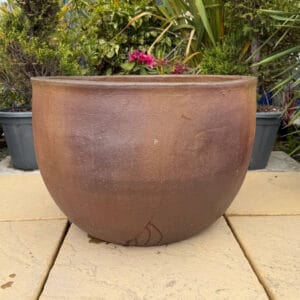 Rustic Giant Egg Pot Large Damaged
