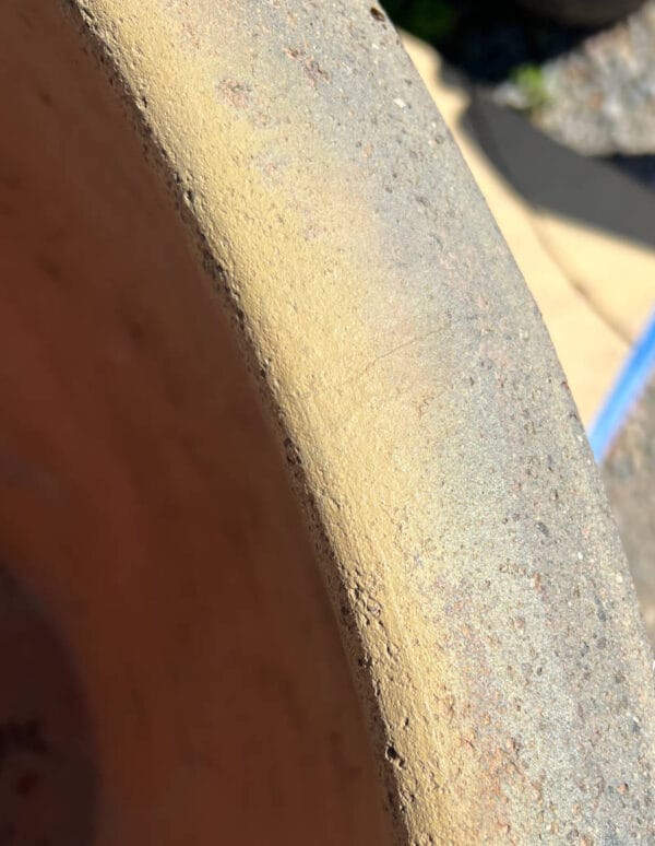 Old Stone Plain Round Wavy Rim Large Second - Image 2
