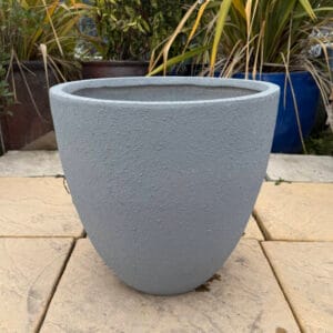 Fibre Cement Grey Egg Pot Medium Second