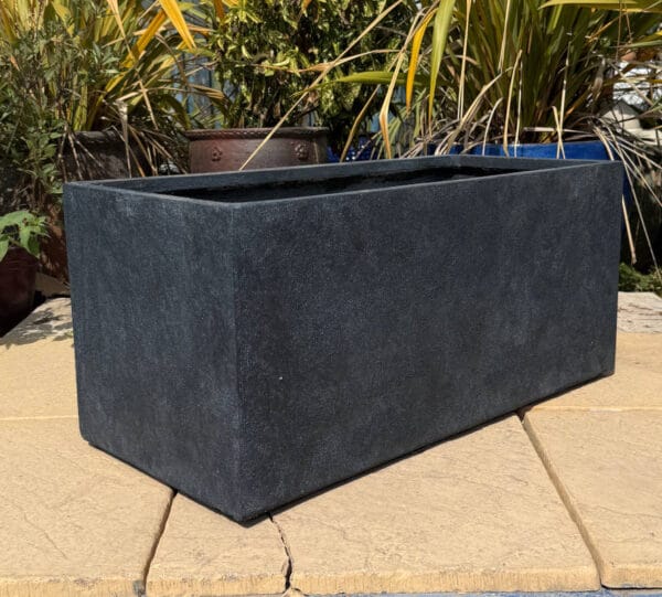 Fibre Clay Texas Black Trough - Image 2