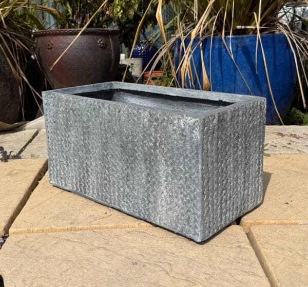 Fibre Clay Textured Trough Washed Grey - Image 4