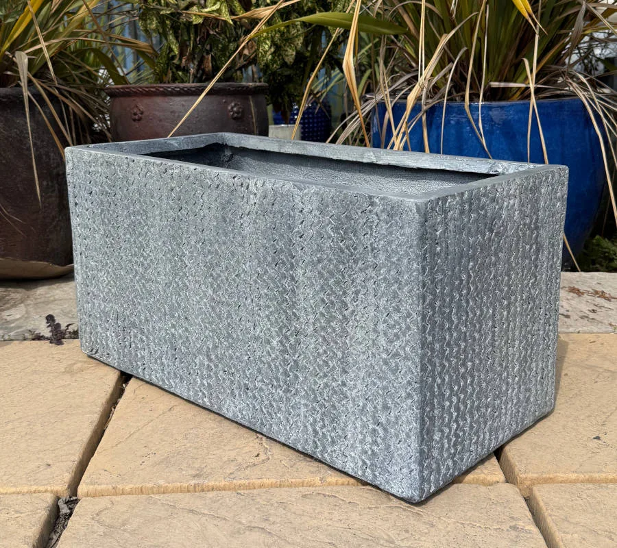 Fibre Clay Textured Trough Washed Grey - Image 3