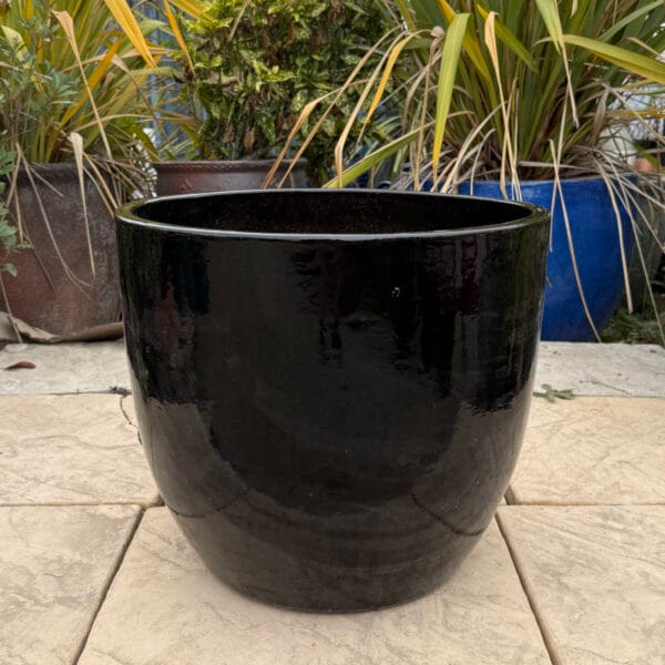 Glazed Black Vaso Giant Egg - Image 4