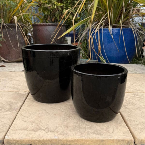 Glazed Black Vaso Giant Egg - Image 6