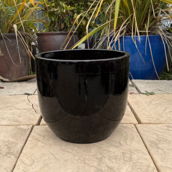 Glazed Black Vaso Giant Egg - Image 5