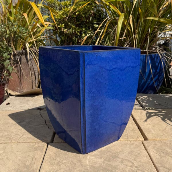 Glazed Blue Curved Camilla - Image 2