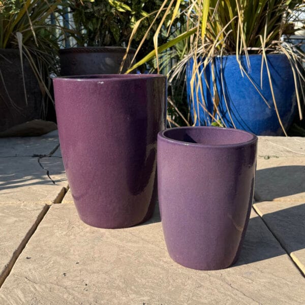 Glazed Lilac Tall Cylinder - Image 4