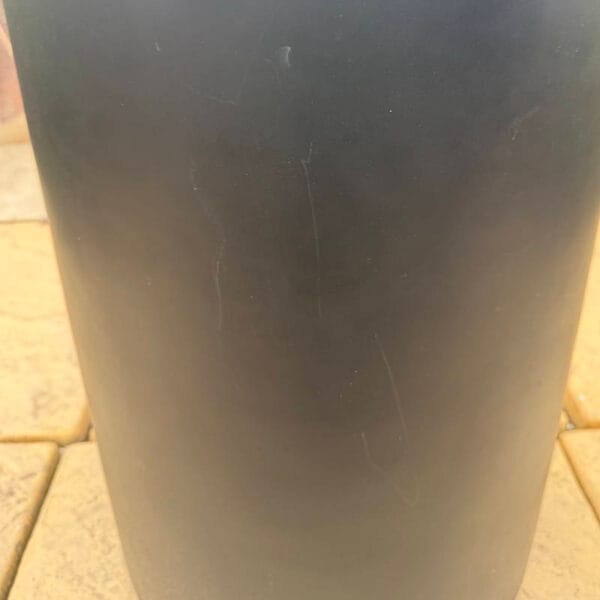 Poly Resin Black Tall Cylinder Small Second - Image 3