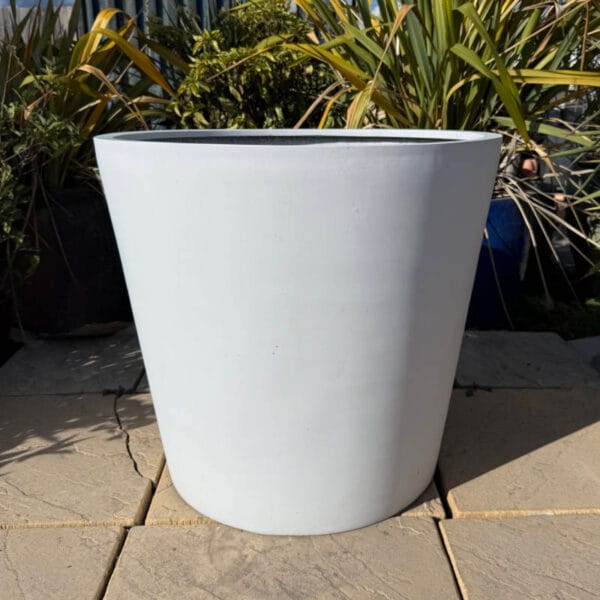 Poly Resin White Cone Large Second
