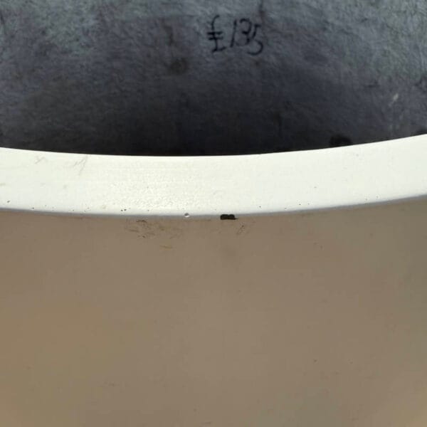 Poly Resin White Cylinder Medium Second - Image 2