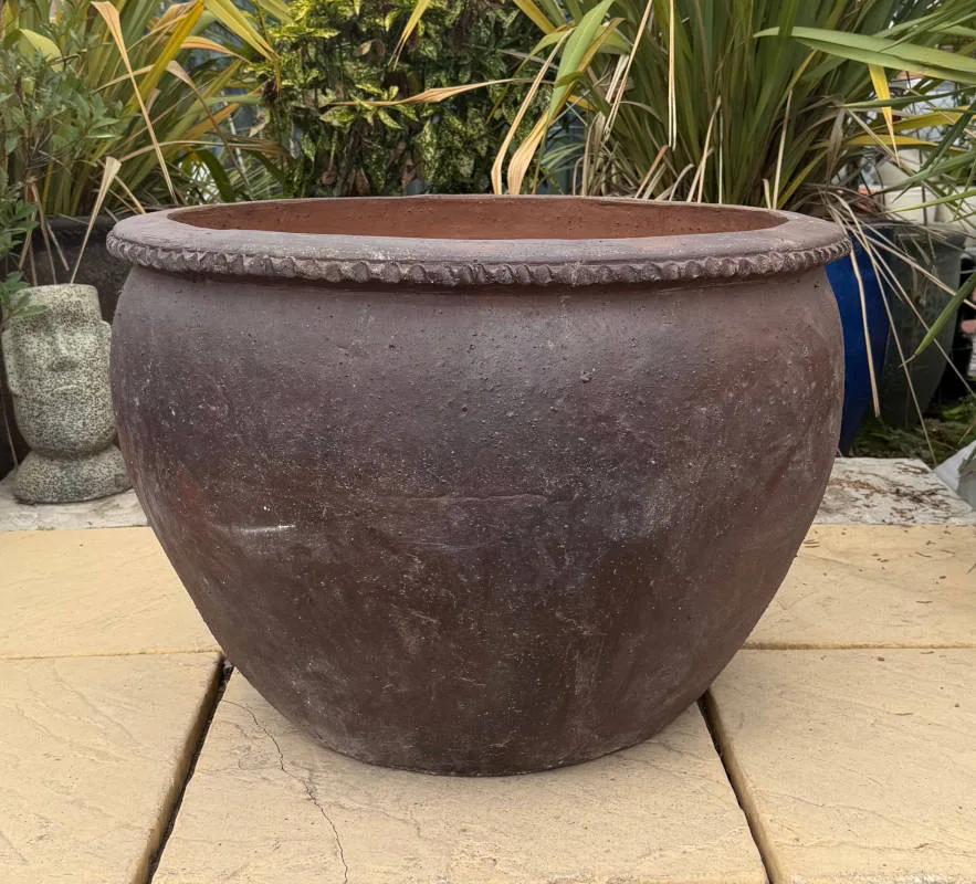 Rustic Wavy Rim Bowl - Image 2