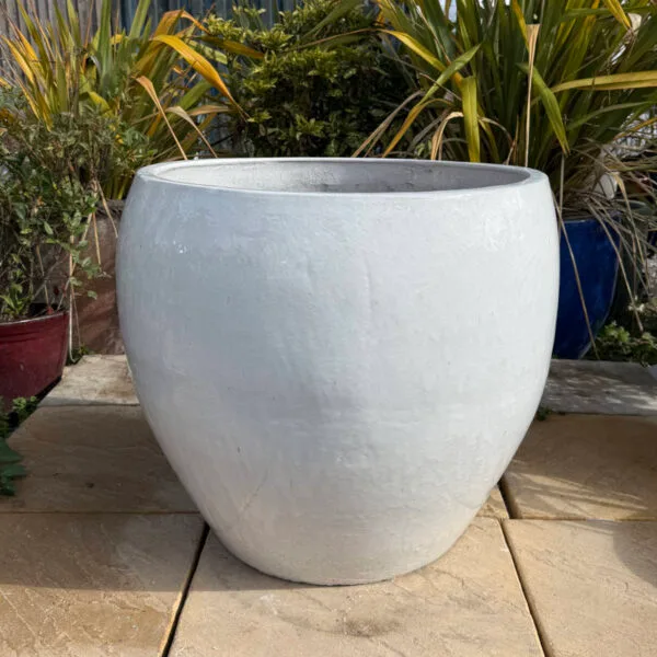 Glazed Giant Bowl White - Image 3