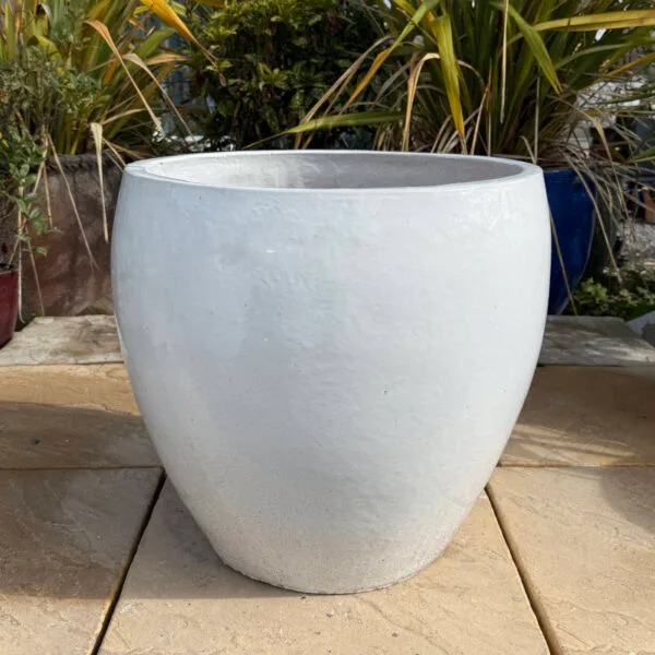 Glazed Giant Bowl White - Image 4
