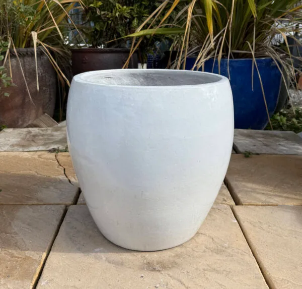 Glazed Giant Bowl White - Image 5