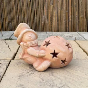 Tuscan Snowman With Ball