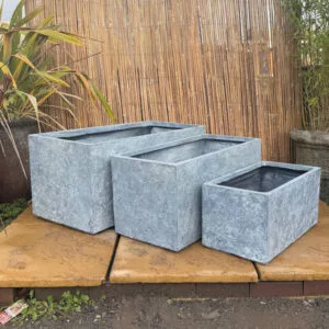 Fibre Clay Washed Grey Arizona Trough