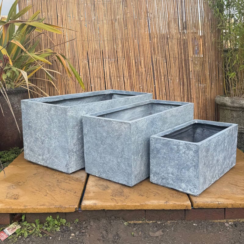 Fibre Clay Washed Grey Arizona Trough