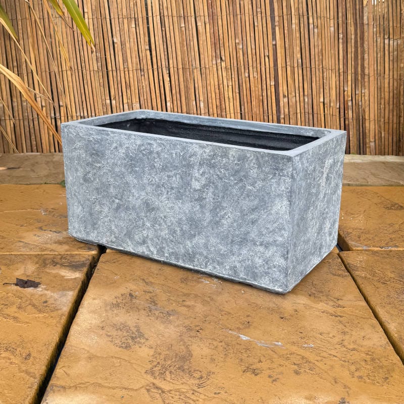 Fibre Clay Washed Grey Arizona Trough - Image 4