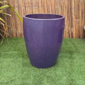 Glazed Lilac Tall Cylinder Large Second