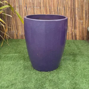 Glazed Lilac Tall Cylinder Large Second