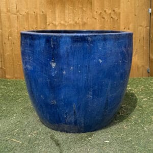 Glazed Blue Original Egg Pot Extra Large Second
