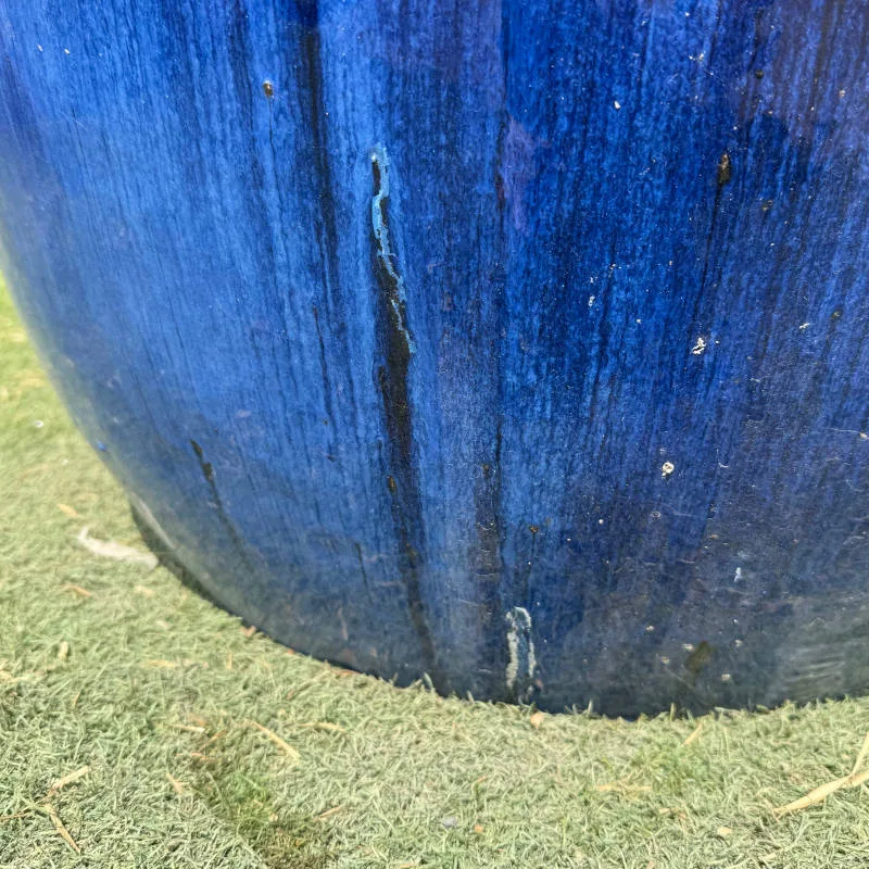 Glazed Blue Original Egg Pot Extra Large Second - Image 5