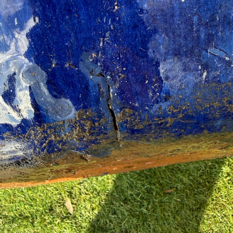 Glazed Blue Original Egg Pot Medium Second - Image 4