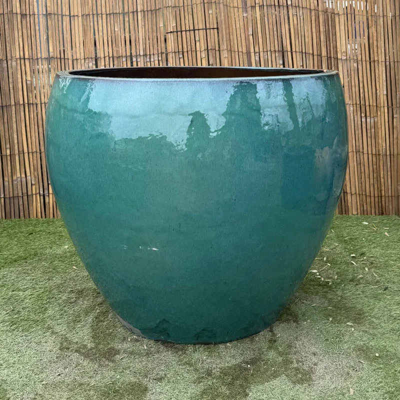 Glazed Green Giant Bowl Large Second