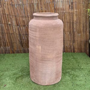 Terracotta Graphite Lutezia Cylinder Jar