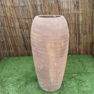 Terracotta Graphite Lutezia Vase Jar