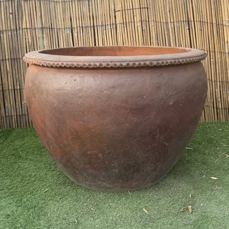 Rustic Wavy Rim Bowl Large Second