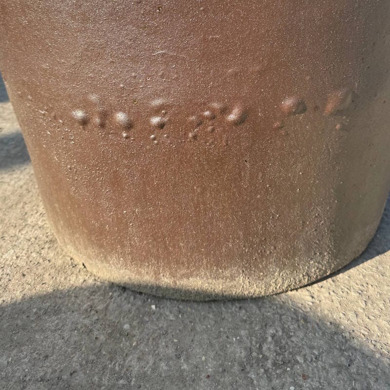 Salt Glazed Rimmed Cylinder Large Second - Image 2