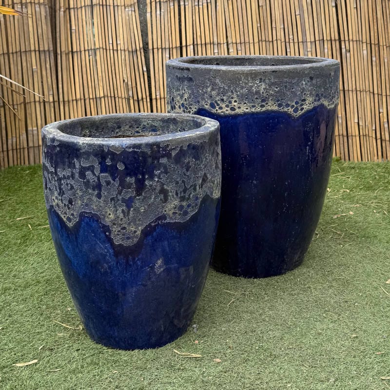 Atlantis Blue 2 Tone Tapered Cylinder Medium and Small