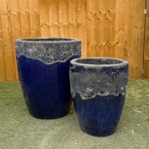 Atlantis Blue 2 Tone Tapered Cylinder Medium and Small
