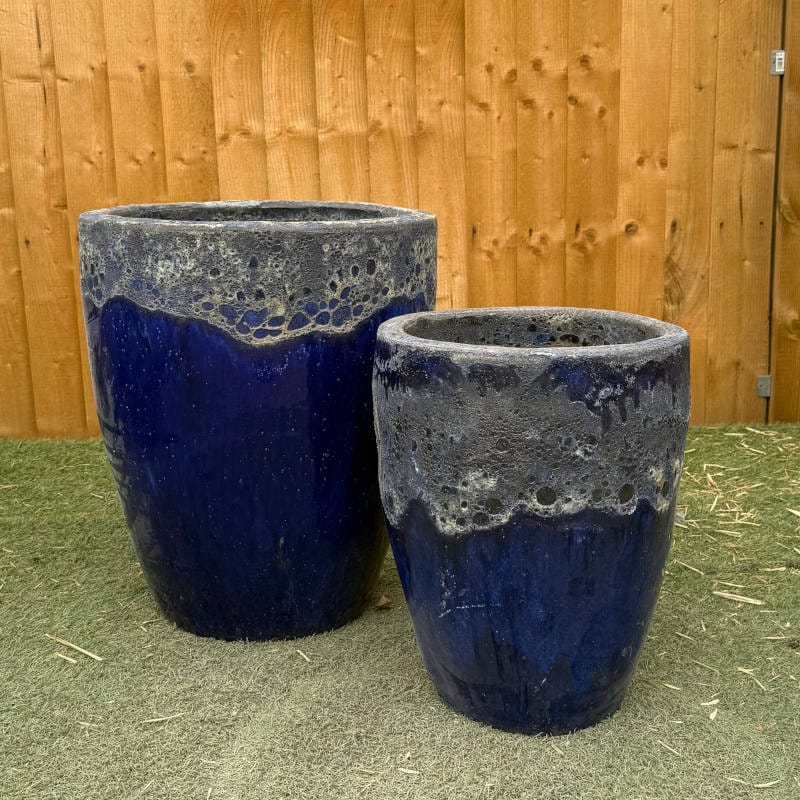 Atlantis Blue 2 Tone Tapered Cylinder Medium and Small