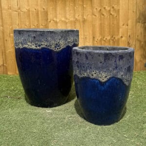 Atlantis Blue 2 Tone Tapered Cylinder Medium and Small