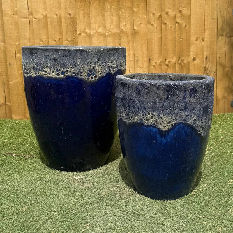 Atlantis Blue 2 Tone Tapered Cylinder Medium and Small