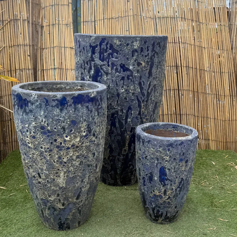 Atlantis Blue Tall Cylinder