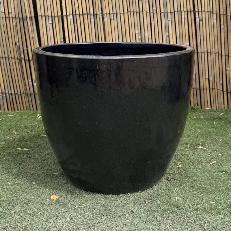 Glazed Dark Grey Shanghai Egg - Image 3