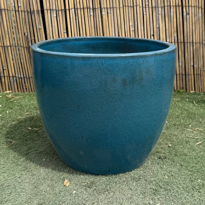 Glazed Turquoise Shanghai Egg - Image 3